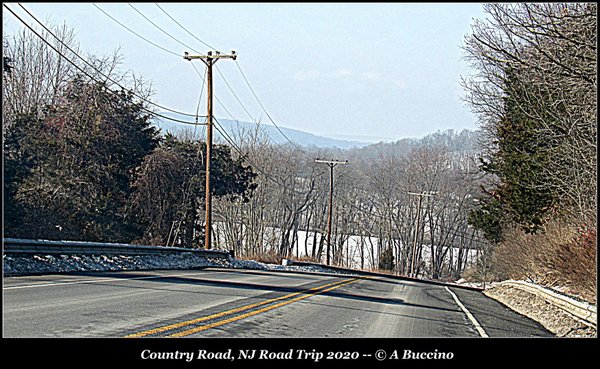 Country Road, Purple Mountains, Sussex County, Northwest NJ Road Trip 2020,  A Buccino 