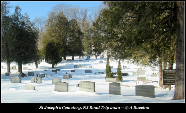 St. Joseph's Cemetery, Sussex County, NJ, Northwest NJ Road Trip 2020,  A Buccino 