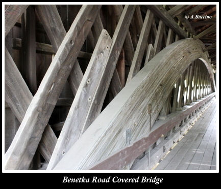 Benetka Road Covered Bridge, Covered Bridges of Ashtabula County,  A Buccino