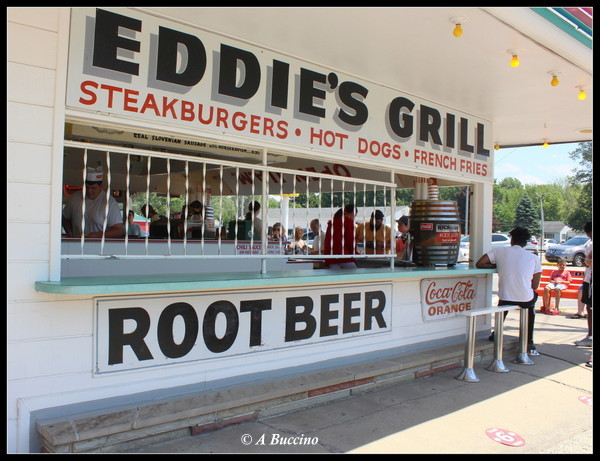 Root Beer, Steakburgers, hot dogs,Eddies Grill, Geneva on the Lake, Ohio,  A Buccino 