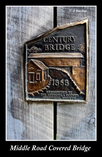 Century Bridge, Middle Road Covered Bridge, Conneaut, Ashtabula County