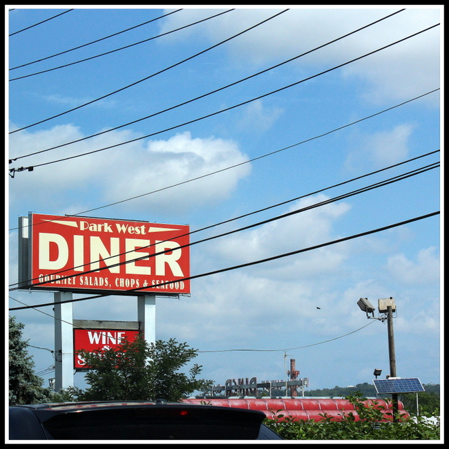Park West Diner, Route 46 West, Northwest NJ Road Signs,  Anthony Buccino 