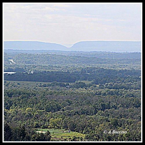 Delaware Water Gap view, I-80 East Scenic Lookout, Allamuchy NJ, 2023,  A Buccino