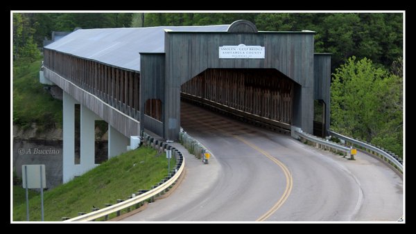 SmolenGulf Bridge, Ashtabula River, Plymouth Twp, Ashtabula Twp, Ashtabula County Ohio, 2016  A Buccino