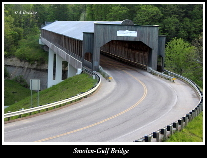 Smolen-Gulf Bridge, Ashtabula Ohio, Covered Bridges of Ashtabula County,  A Buccino