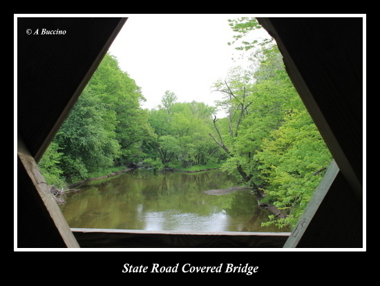 State Road Covered Bridge, Kingsville Ohio, Covered Bridges of Ashtabula County,  A Buccino
