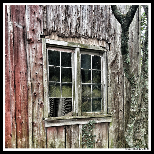 Weathered Wood Barn, Willowwood Arboretum, ©ABuccino 2023