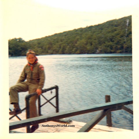 Future author Anthony Buccino at Camp Mohican near Blairstown, N.J.