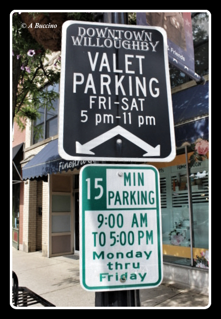 Valet Parking, Downtown Willoughby, Willoughby Ohio, © A Buccino 