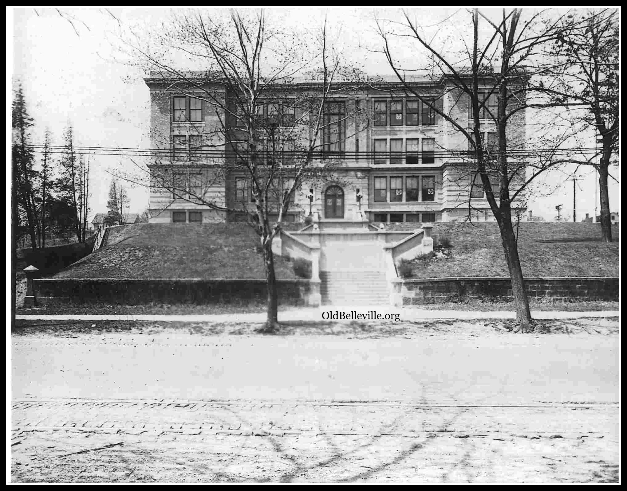 Belleville High School, approx 1915 footprint, Belleville NJ