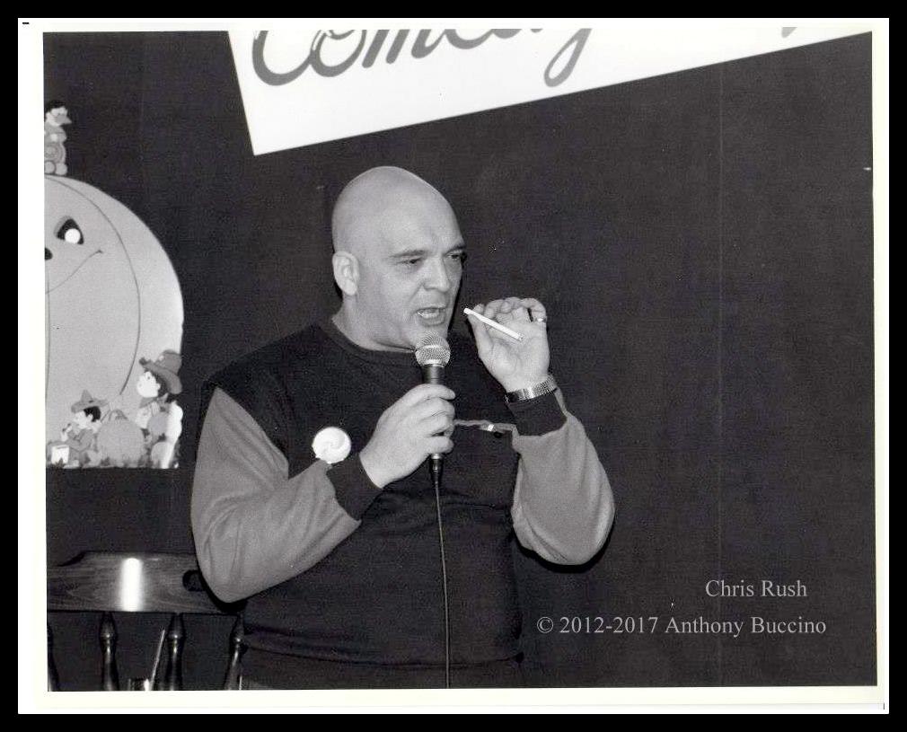 Chris Rush, comedian, at Main St. Comedy Cafe - by Anthony Buccino