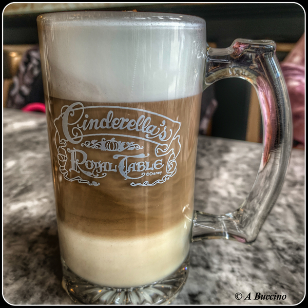 Disney magic: Cinderella's Royal Table cappuccino stein