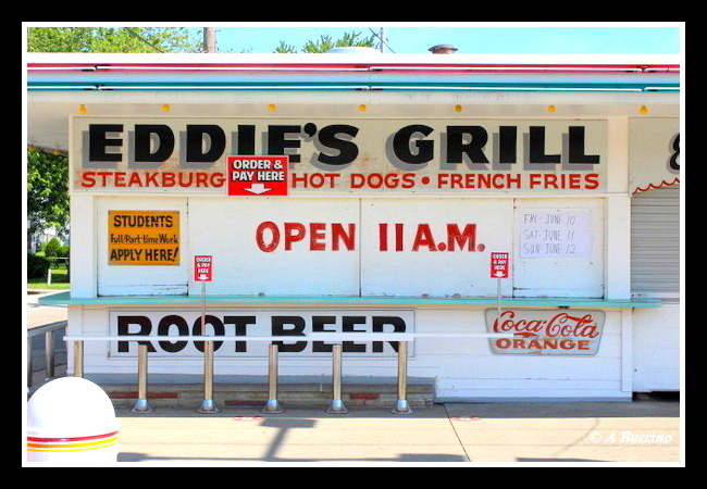 Students, Apply here!, Eddie’s Grill, Geneva on the Lake, Ohio, © A Buccino 