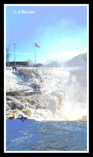 ICM, it's COLD, Art in Ice, Paterson Great Falls, © A Buccino