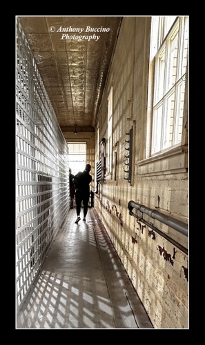 Jail cells. Fort Hancock Museum jail at Sandy Hook NJ by Anthony Buccino, May 2024