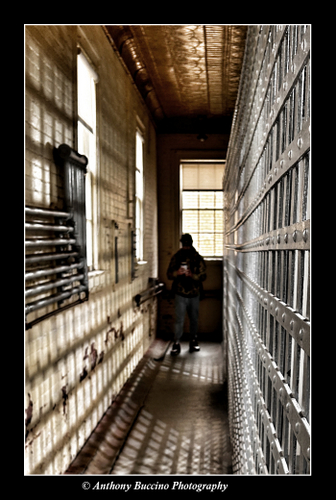 Fort Hancock Museum jail at Sandy Hook NJ by Anthony Buccino, May 2024