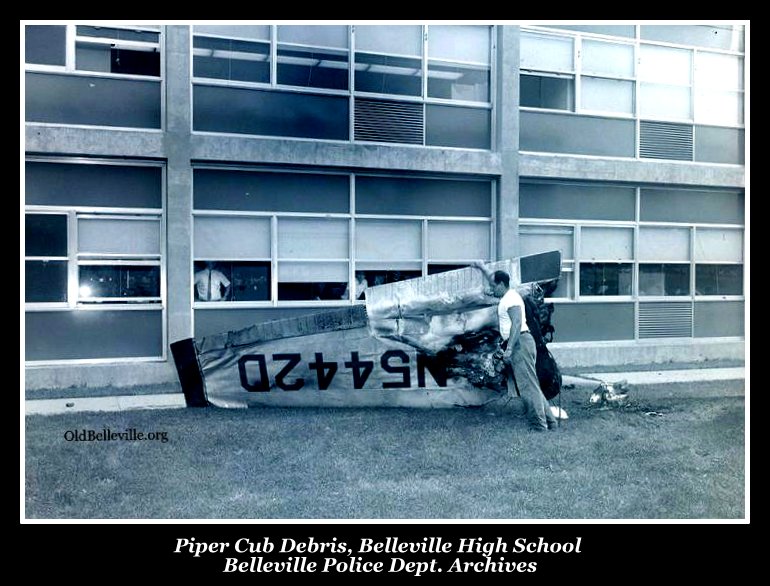 Plane crashes into Belleville NJ High School.