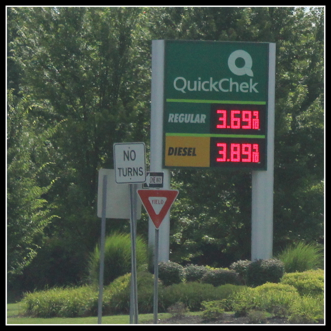 QuickChek, gas station, Northwest NJ Road Signs, © Anthony Buccino 