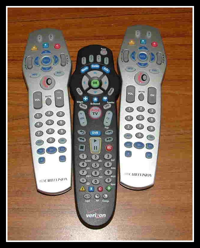 Cablevision or FiOS remotes