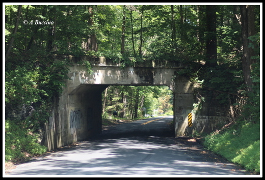Blairstown NJ back road low bridge from olden days