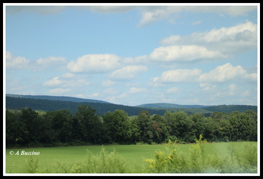 Blairstown backroad scenic view
